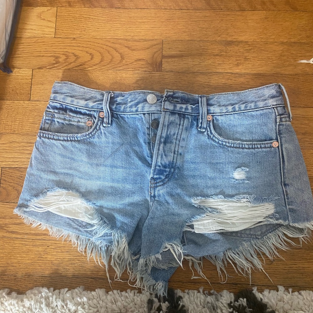 Free People Jean Shorts